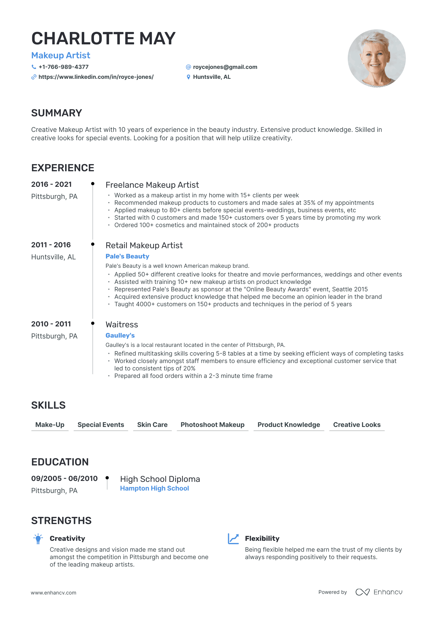 5 Makeup Artist Resume Examples And Guide For 2024 9092